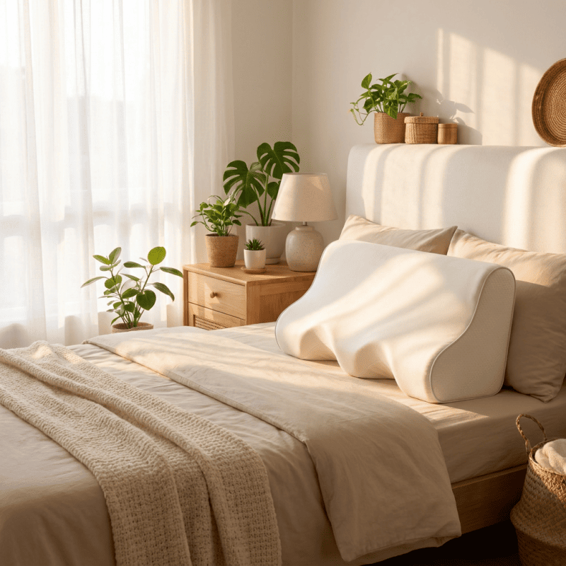 Gối Memory Foam Công Thái Học
