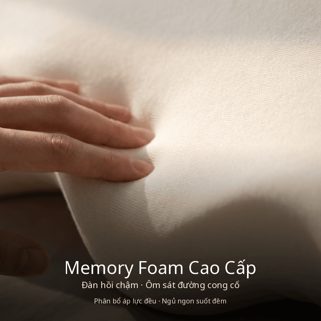 Chất liệu memory foam cao cấp